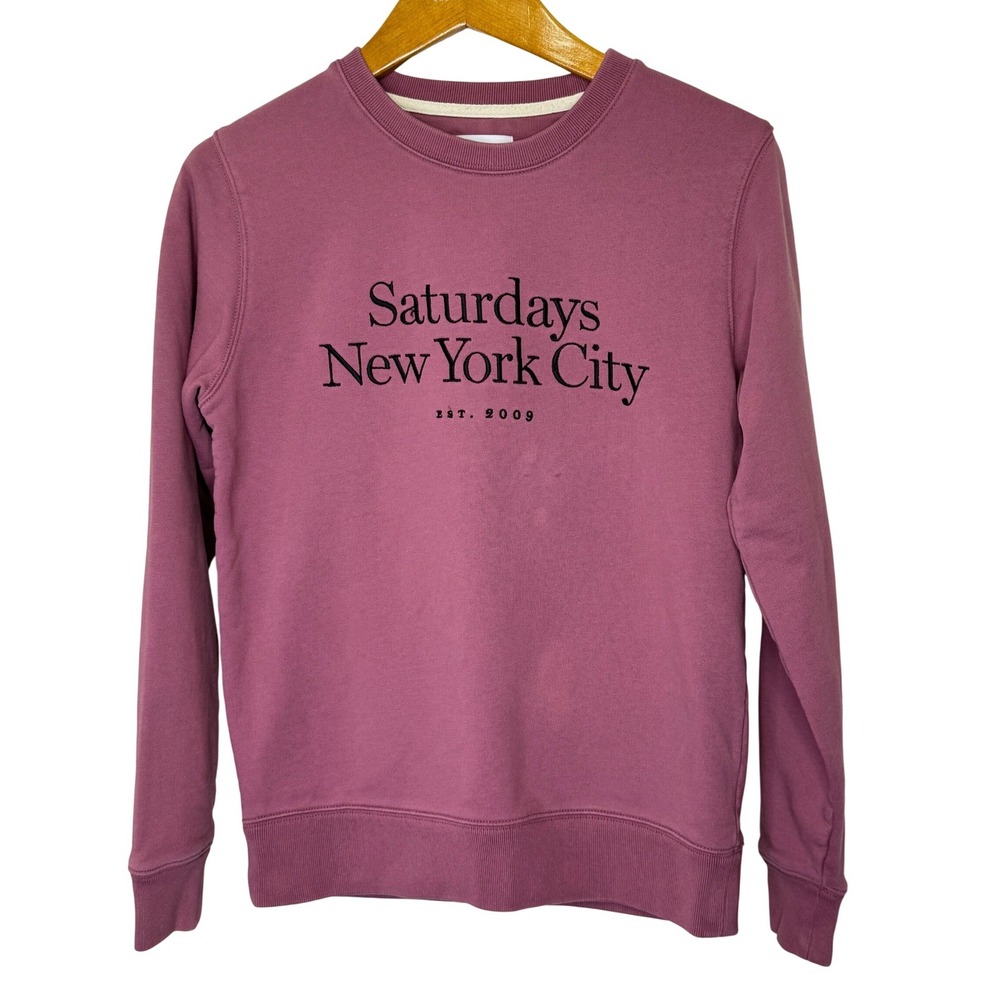Saturdays New York City Sweatshirt XS Pink
